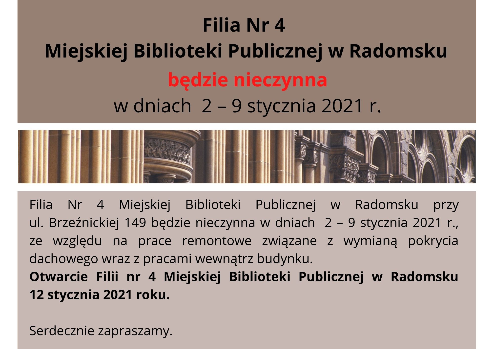 Filia Nr 4 Miejskiej Biblioteki Publicznej w Radomsku2