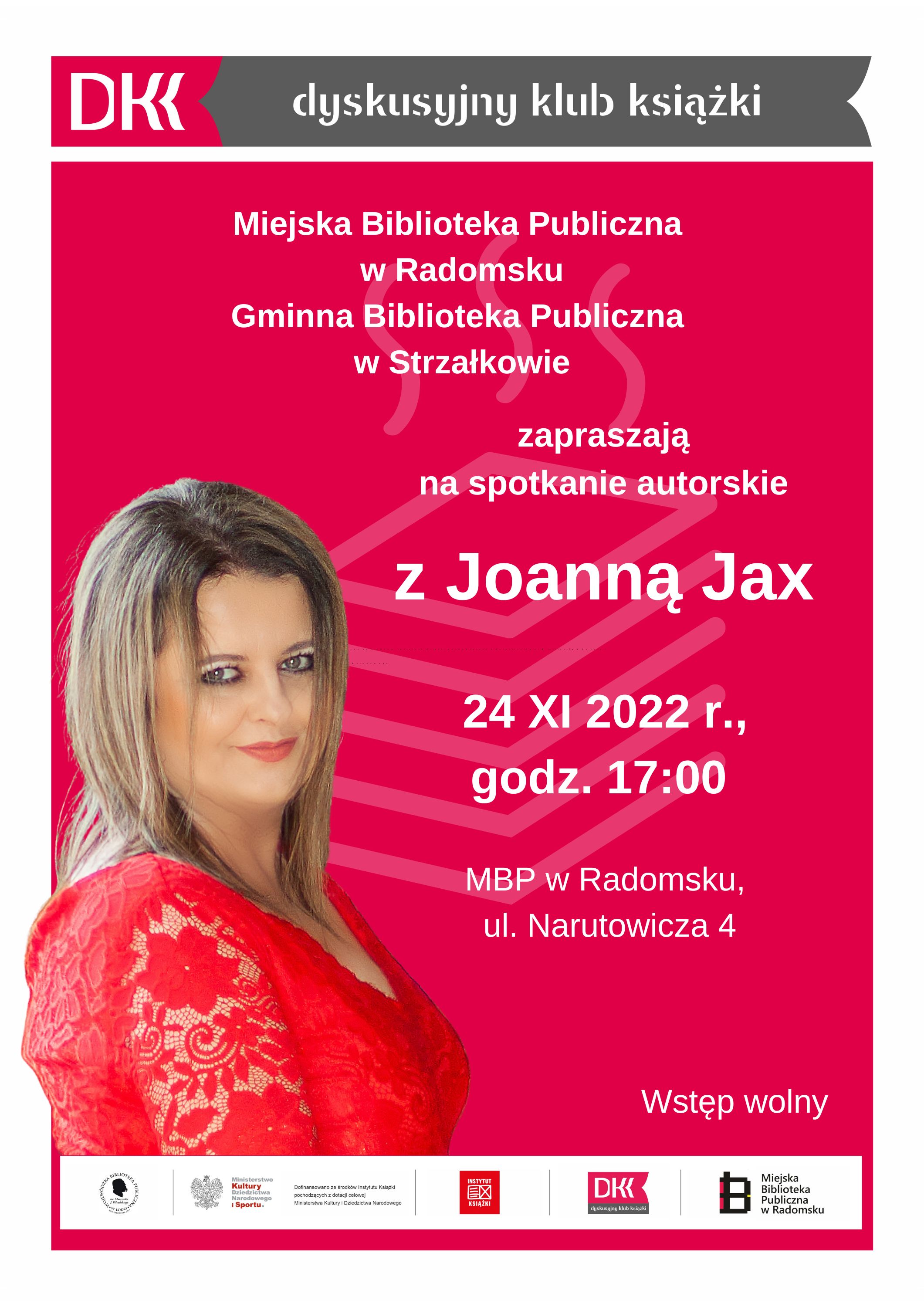 Spotkanie z Joanną Jax